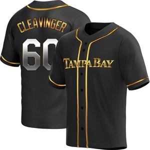 Garrett Cleavinger Men's Nike White Tampa Bay Rays Home Replica Custom Jersey Size: Medium