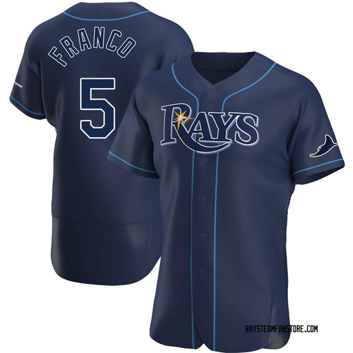 Wander Franco Tampa Bay Rays Signed Jersey # 5 Beckett WITNESS COA ~ —  SidsGraphs
